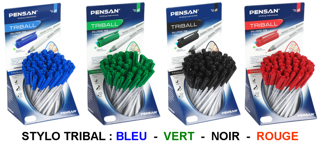 STYLO PENSAN TRIBALL BLEU