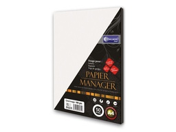 [PAMA120GBRGA6890] - PAPIER MANAGER 120G BRILLANT ARGENT 1 FACE GALAXIE 6890
